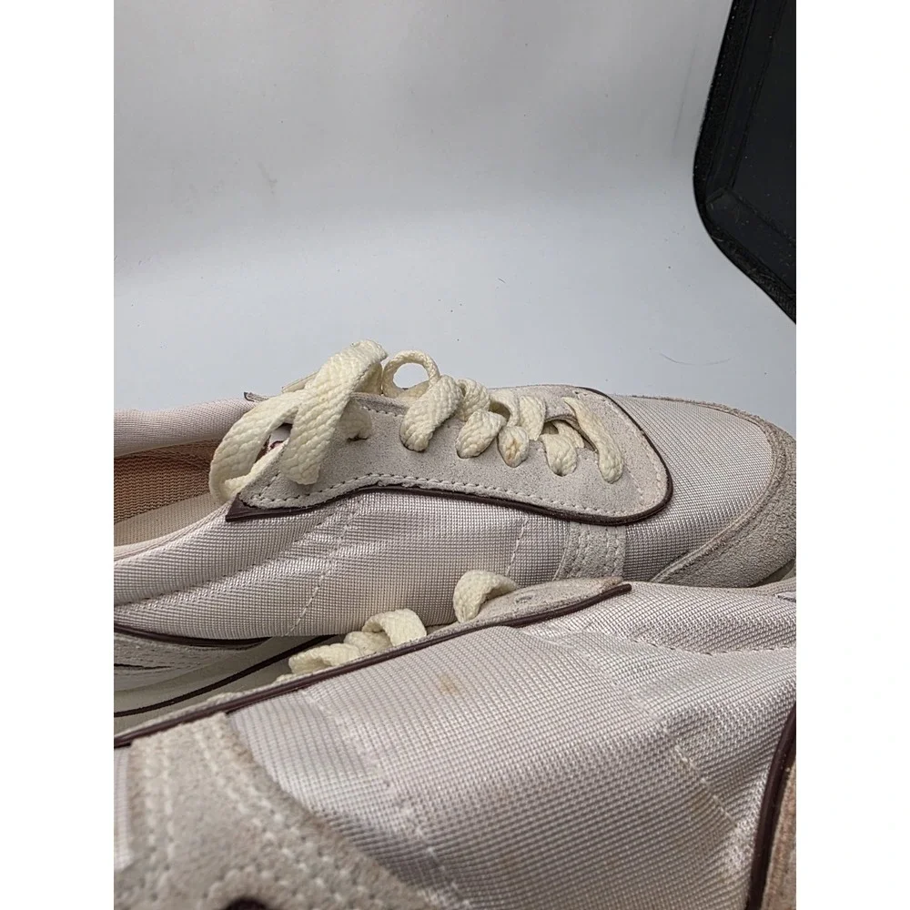 Etienne Aigner Tennis Size 5 Shoes Womens White Brown Sneakers Vintage W/ Box